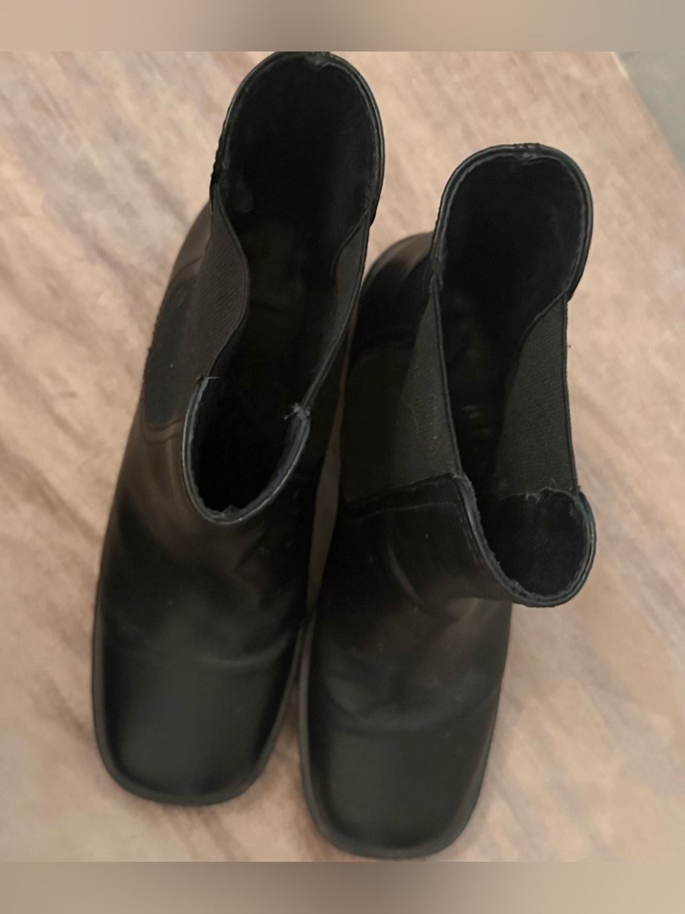 The Kooples Black Stretch Chelsea Ankle Boots - Picture 4 of 5